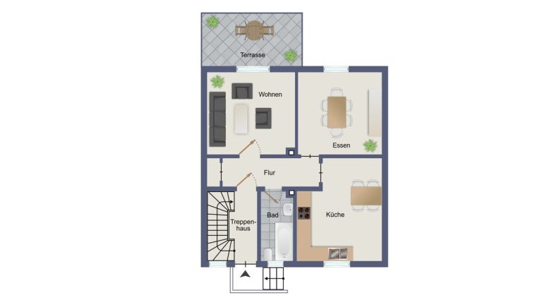VR Immobilien GmbH - Immobilienangebot - Rasdorf - Alle - Charmante Doppelhaushälfte mit großem Garten und viel Potenzial in Rasdorf