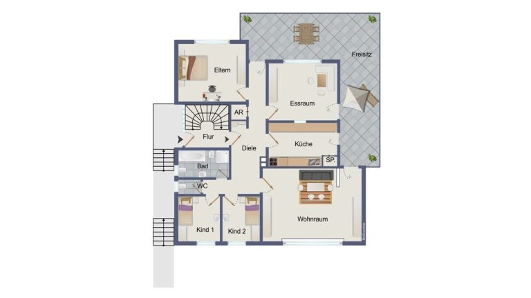 VR Immobilien GmbH - Immobilienangebot - Fulda - Alle - RESERVIERT: Großzügiges Zweifamilienhaus mit traumhafter Aussicht und Garten in Fulda