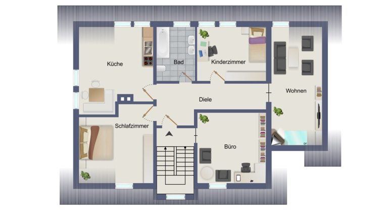 VR Immobilien GmbH - Immobilienangebot - Neuhof - Alle - RESERVIERT: Großzügiges und gepflegtes 3-Familienhaus in Hattenhof