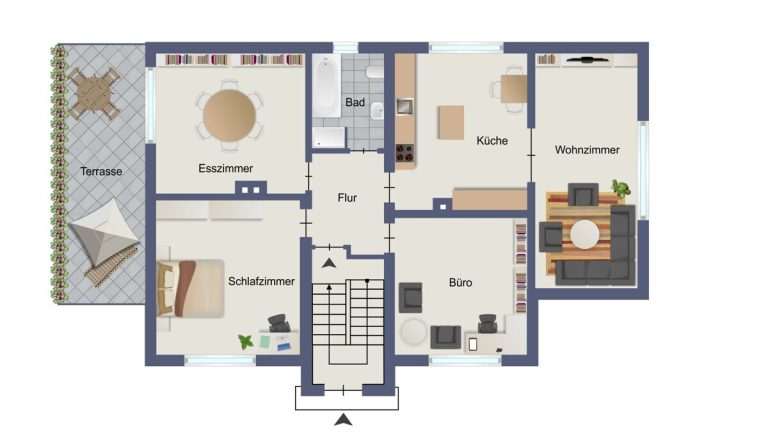 VR Immobilien GmbH - Immobilienangebot - Neuhof - Alle - RESERVIERT: Großzügiges und gepflegtes 3-Familienhaus in Hattenhof
