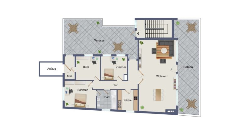 VR Immobilien GmbH - Immobilienangebot - Bad Hersfeld - Alle - Modernes Penthouse über den Dächern von Bad Hersfeld