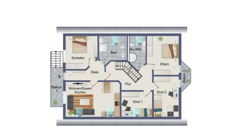 VR Immobilien GmbH - Immobilienangebot - Rasdorf - Alle - Einziehen & wohlfühlen - modernes Einfamilienhaus mit Einliegerwohnung in Rasdorf