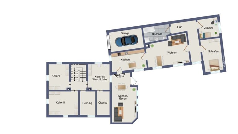 VR Immobilien GmbH - Immobilienangebot - Ebersburg - Alle - RESERVIERT: Großzügiges, gepflegtes Zweifamilienhaus mit traumhaftem Grundstück in Schmalnau