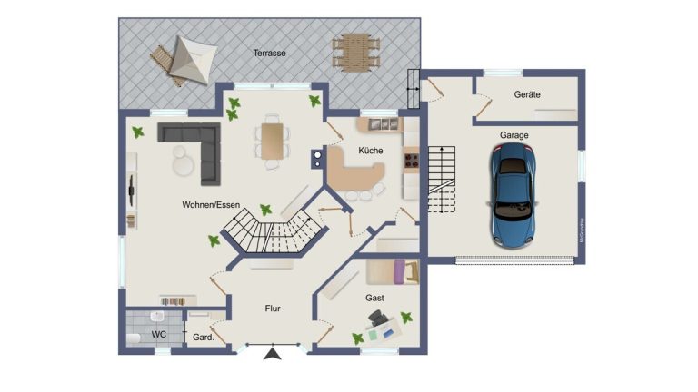 VR Immobilien GmbH - Immobilienangebot - Burghaun - Alle - Ihr neues Zuhause mit Garten, Balkon und Doppelgarage in Burghaun - Hünhan