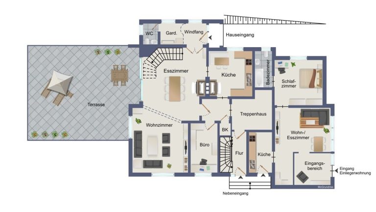 VR Immobilien GmbH - Immobilienangebot - Fulda - Alle - Exklusives Einfamilienhaus mit Einliegerwohnung und großzügigem Raumangebot