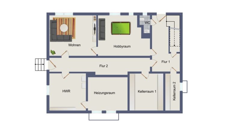 VR Immobilien GmbH - Immobilienangebot - Haunetal - Alle - Modernisiertes Familienhaus mit Doppelgarage in ländlicher Idylle
