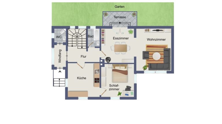 VR Immobilien GmbH - Immobilienangebot - Bad Hersfeld - Alle - Charmantes Einfamilienhaus mit liebevoll angelegten Garten