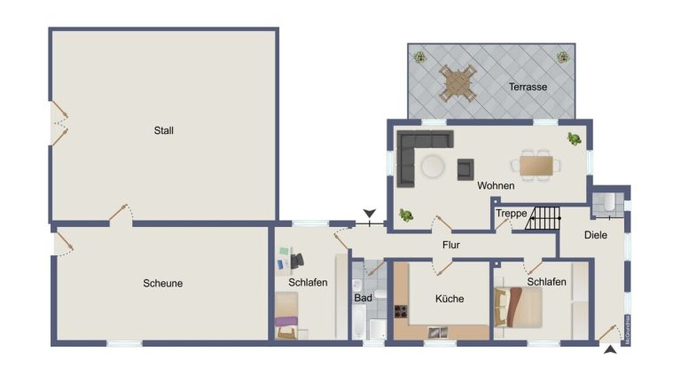 VR Immobilien GmbH - Immobilienangebot - Gersfeld - Alle - RESERVIERT: Naturverbunden wohnen in der Rhön – Haus mit Scheune und Raum für vielfältige Wohnideen