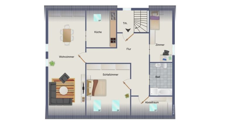 VR Immobilien GmbH - Immobilienangebot - Kalbach - Alle - Attraktive 3-Zimmerwohnung in Mittelkalbach