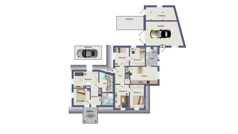 VR Immobilien GmbH - Immobilienangebot - Bischofsheim i.d.Rhön - Alle - Wohnhaus in Bischofsheim i.d.Rhön – Eigennutzung und Vermietung ideal kombiniert