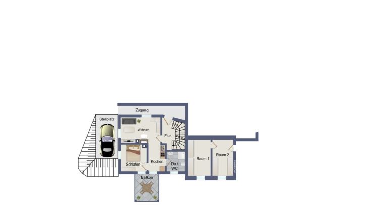 VR Immobilien GmbH - Immobilienangebot - Bischofsheim i.d.Rhön - Alle - Wohnhaus in Bischofsheim i.d.Rhön – Eigennutzung und Vermietung ideal kombiniert