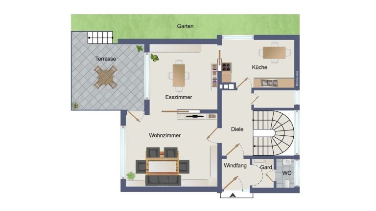 VR Immobilien GmbH - Immobilienangebot - Hohenroda - Alle - Gepflegtes Einfamilienhaus mit durchdachter Raumaufteilung und Garten in Hohenroda-Ransbach