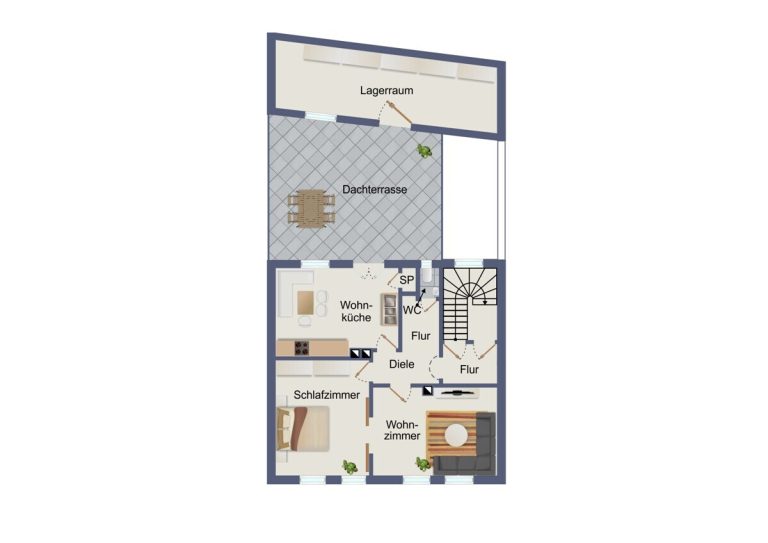 VR Immobilien GmbH - Immobilienangebot - Tann - Alle - Wohn- und Geschäftshaus mit viel Potenzial und Dachterrasse