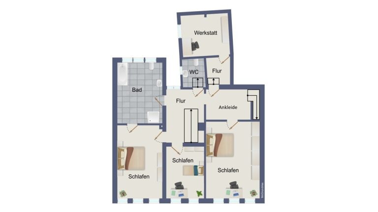 VR Immobilien GmbH - Immobilienangebot - Lauterbach - Alle - Altstadtflair und viel Potenzial – historisches Reihenmittelhaus mit großzügigem Raumangebot