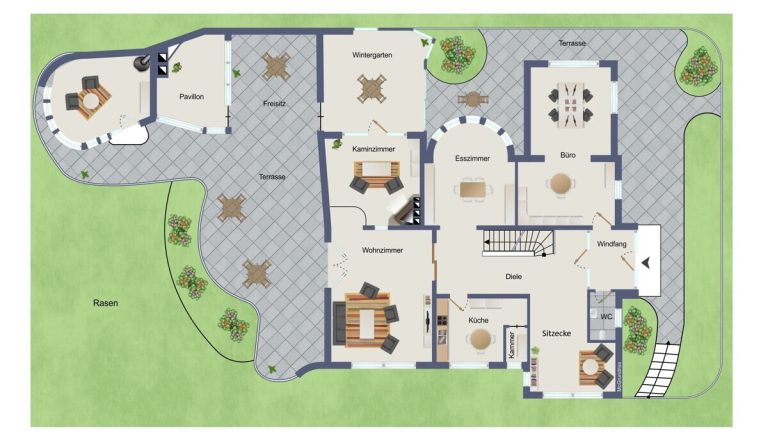 VR Immobilien GmbH - Immobilienangebot - Gersfeld - Alle - Großzügigkeit und Privatsphäre in besonderer Architektur