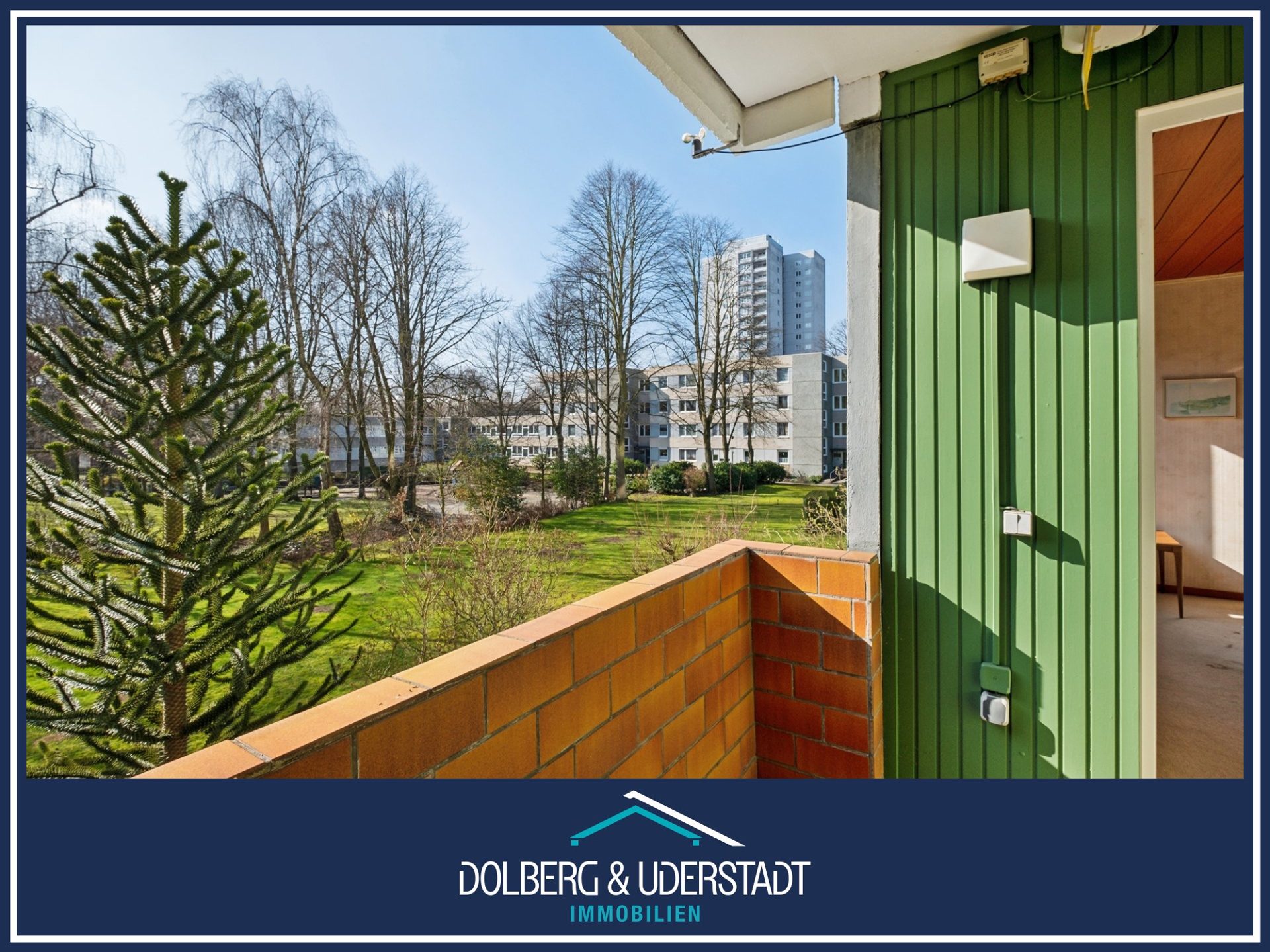 Immobilienangebot - Hamburg / Jenfeld - Alle - Charmante 3,5 Zimmer-Wohnung im 1. OG mit Süd-Balkon und Aufzug in Hamburg-Jenfeld.