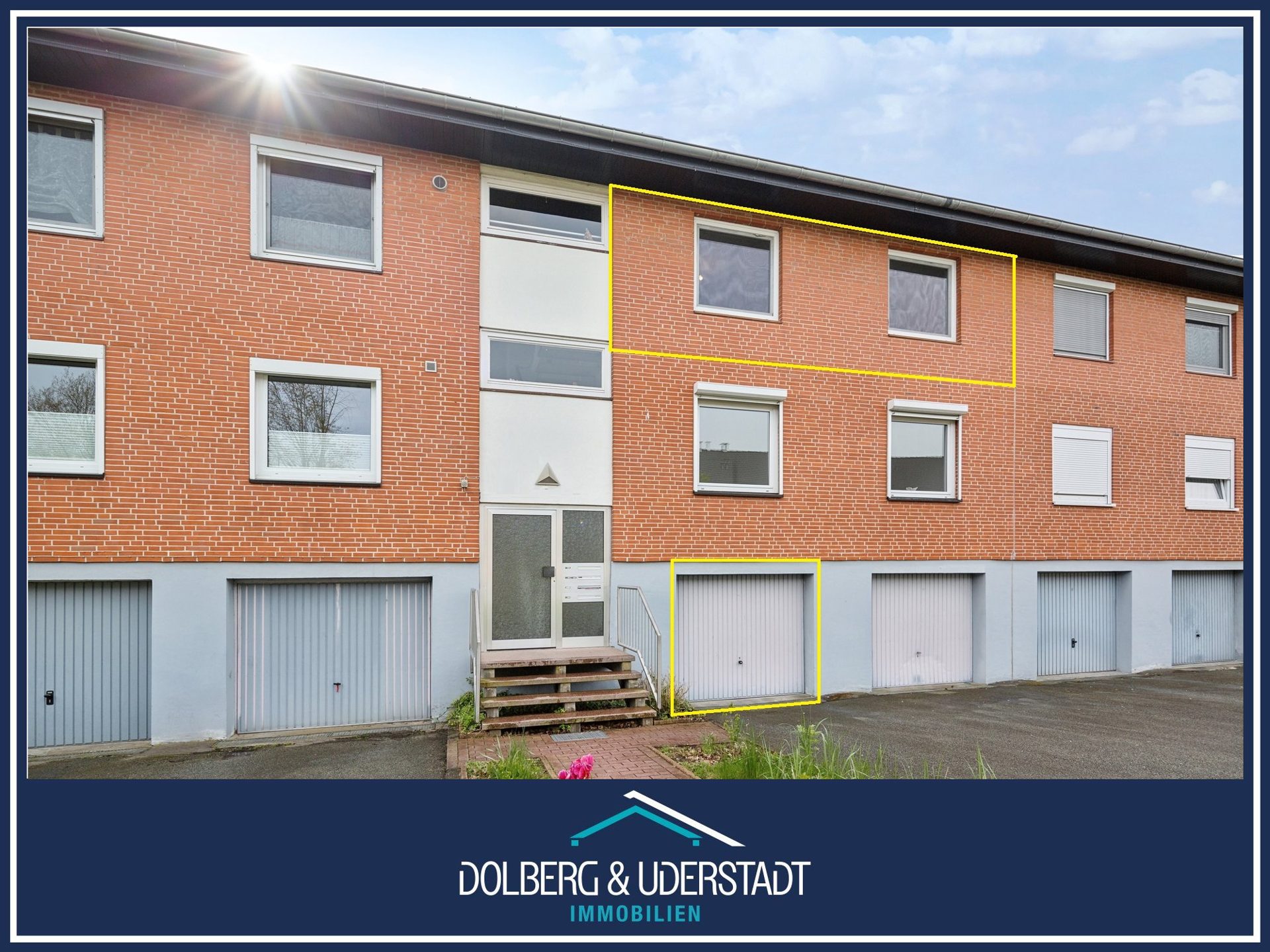 Immobilienangebot - Schwarzenbek - Alle - Renovierte 3-Zimmer-Wohnung mit Keller und Garage in guter Lage von Schwarzenbek.