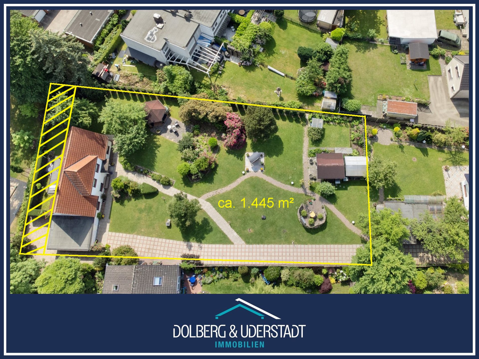 Immobilienangebot - Hamburg / Rahlstedt - Alle - !! Nur noch Warteliste !! Baugrundstück mit Altbestand für 4 Neubau-Reihenhäuser