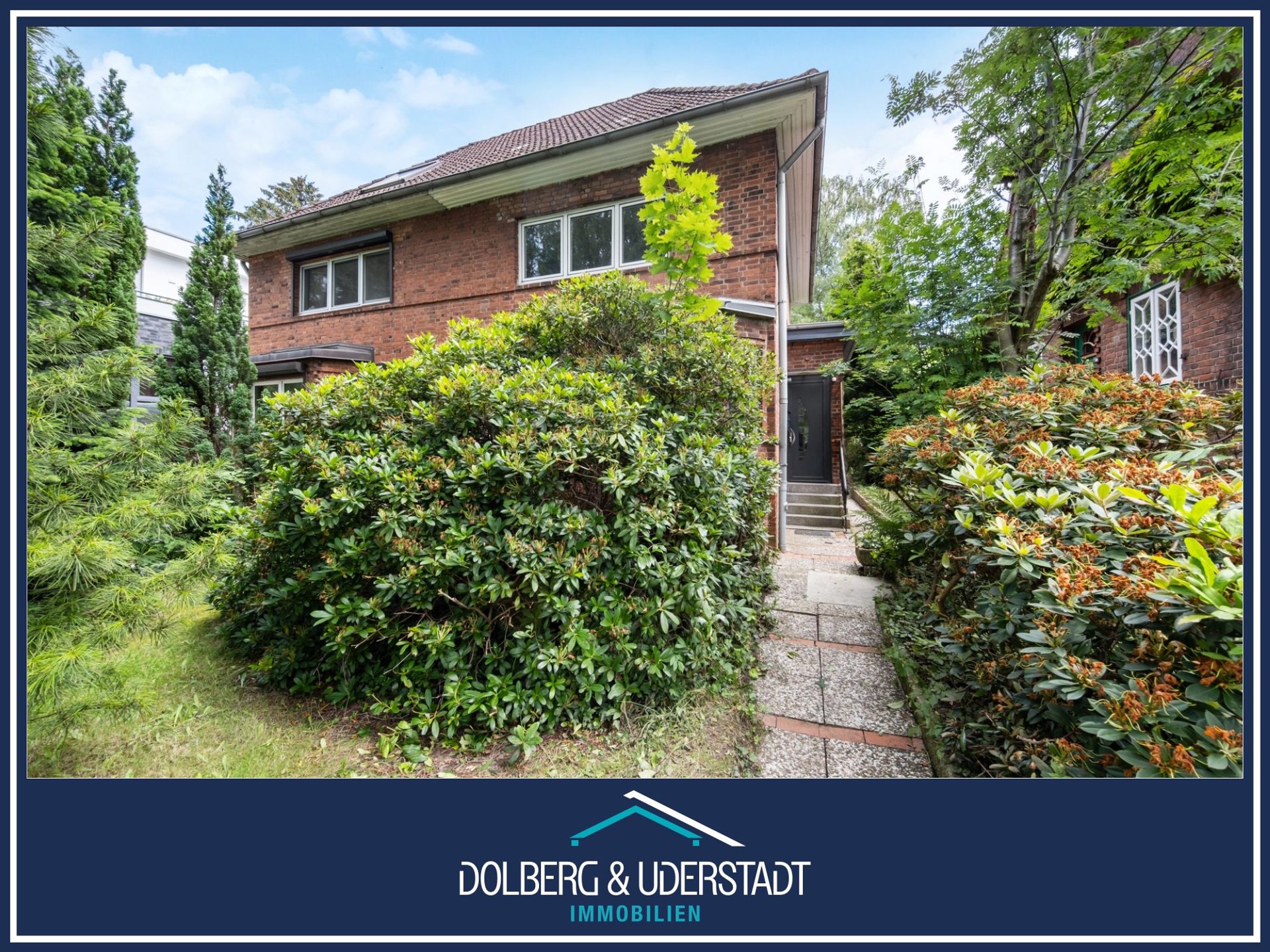 Immobilienangebot - Hamburg / Wandsbek - Alle - NUR NOCH WARTELISTE! Sanierungsbedürftige Doppelhaushälfte mit Vollkeller im Villenviertel von Wandsbek