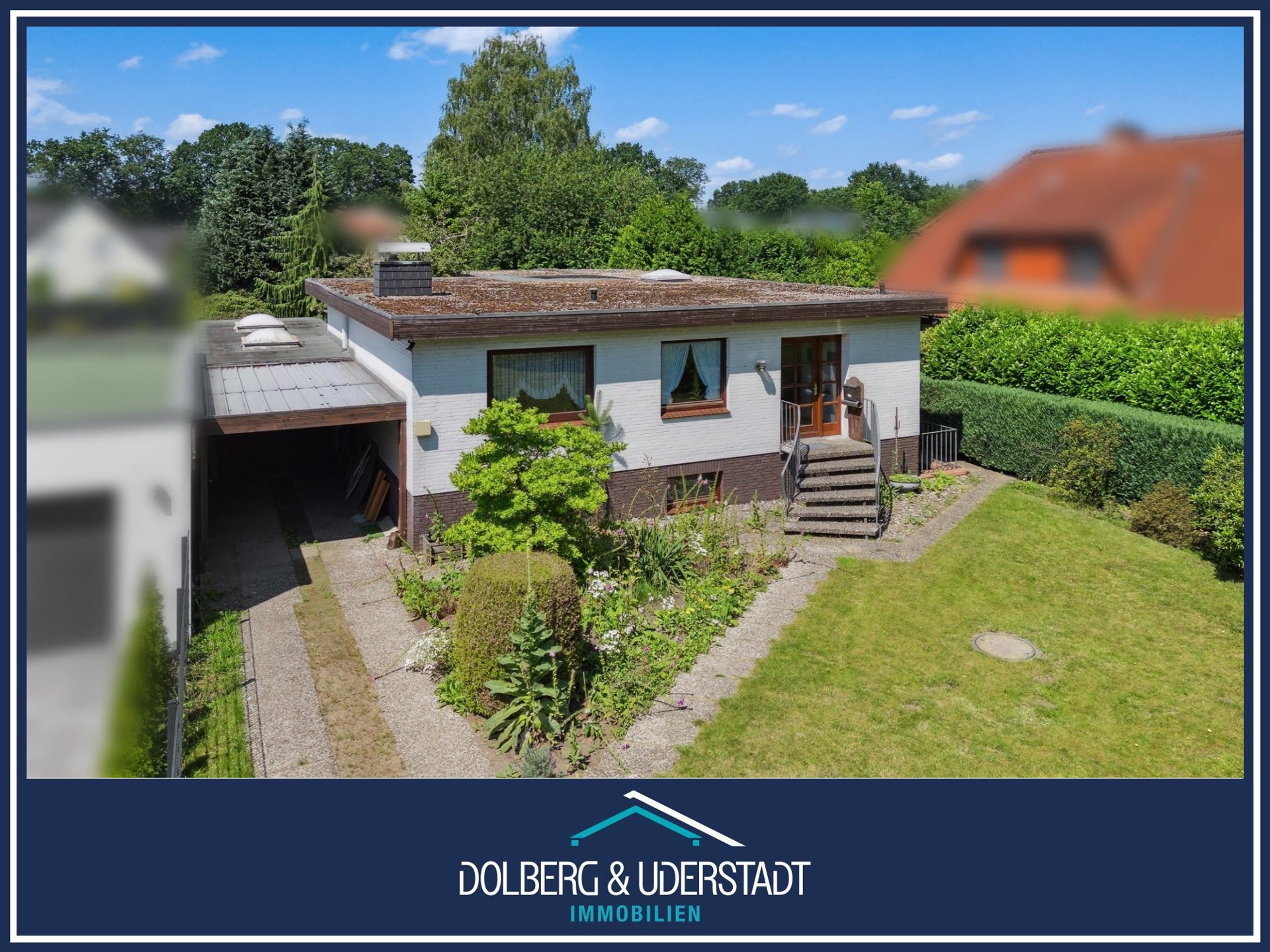 Immobilienangebot - Hamburg / Bergstedt - Alle - Gepflegter Bungalow mit Garten und Garage in guter Lage von Bergstedt