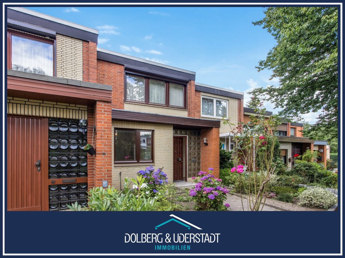 Immobilienangebot - Hamburg / Rahlstedt - Alle - Attraktive Wohnlage: Reihenmittelhaus mit viel Platz und schönem Garten sowie Garage