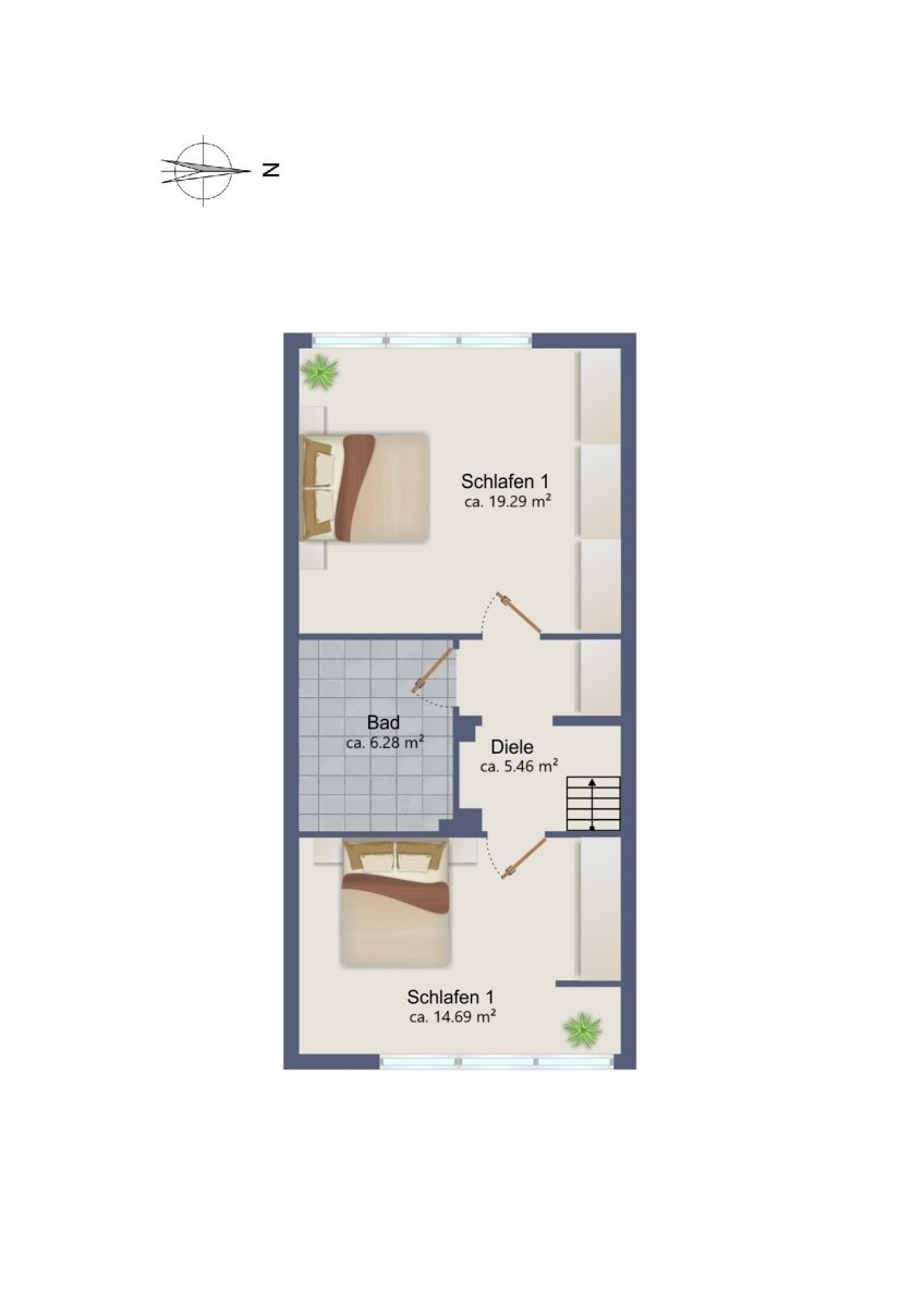 Immobilienangebot - Hamburg / Rahlstedt - Alle - Attraktive Wohnlage: Reihenmittelhaus mit viel Platz und schönem Garten sowie Garage