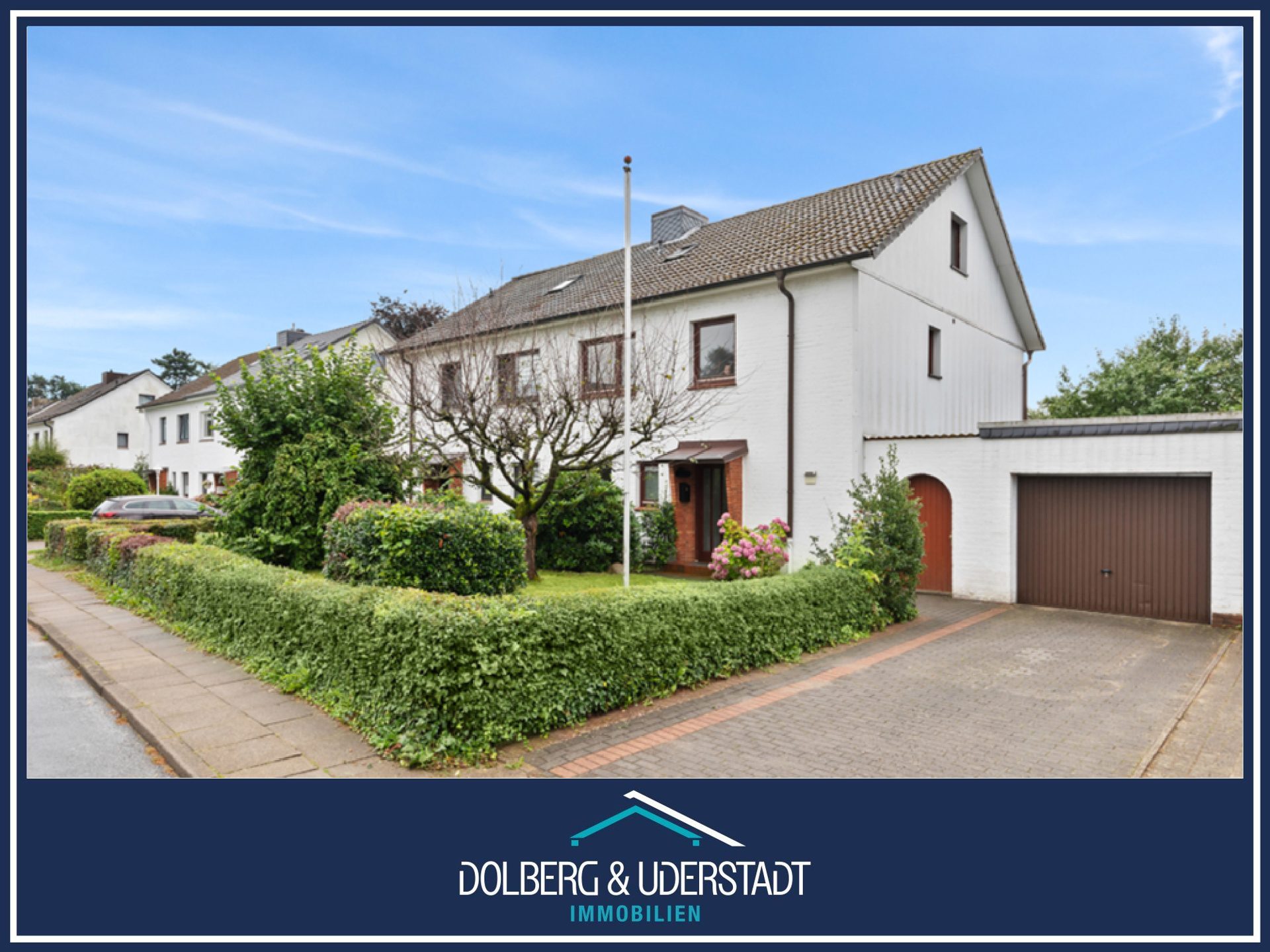 Immobilienangebot - Hamburg / Bramfeld - Alle - Doppelhaushälfte mit viel Platz und schönem Süd-Garten in attraktiver Lage von Bramfeld