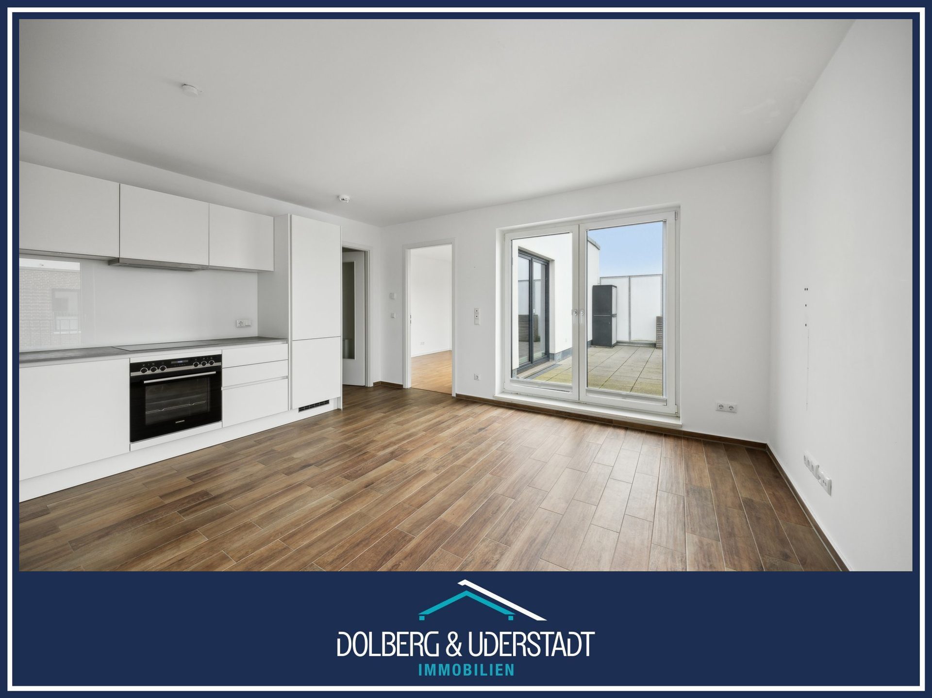 Immobilienangebot - Hamburg / Lohbrügge - Alle - Neuwertige 2-Zimmer Wohnung im Neubaugebiet mit Dachterrasse und TG-Stellplatz