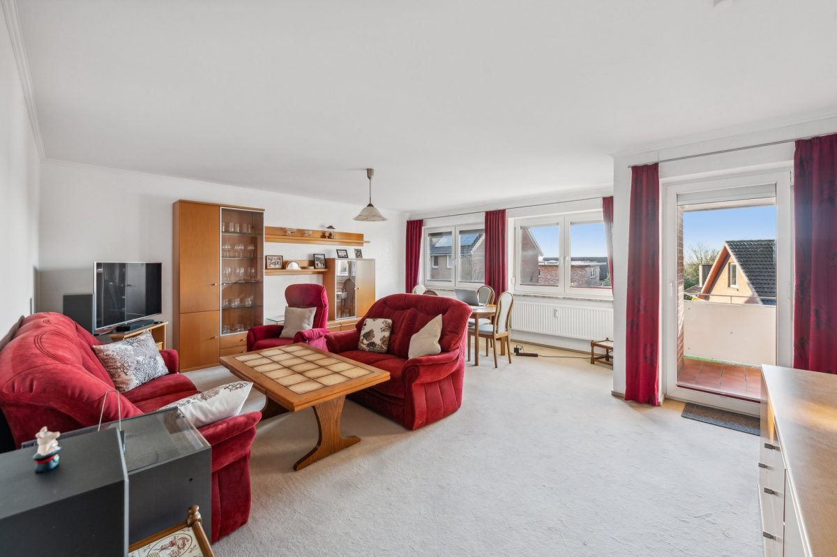 Immobilienangebot - Hohenwestedt - Alle - Freundliche 3-Zimmer-Wohnung in Hohenwestedt mit 91 m²  Wohnfläche