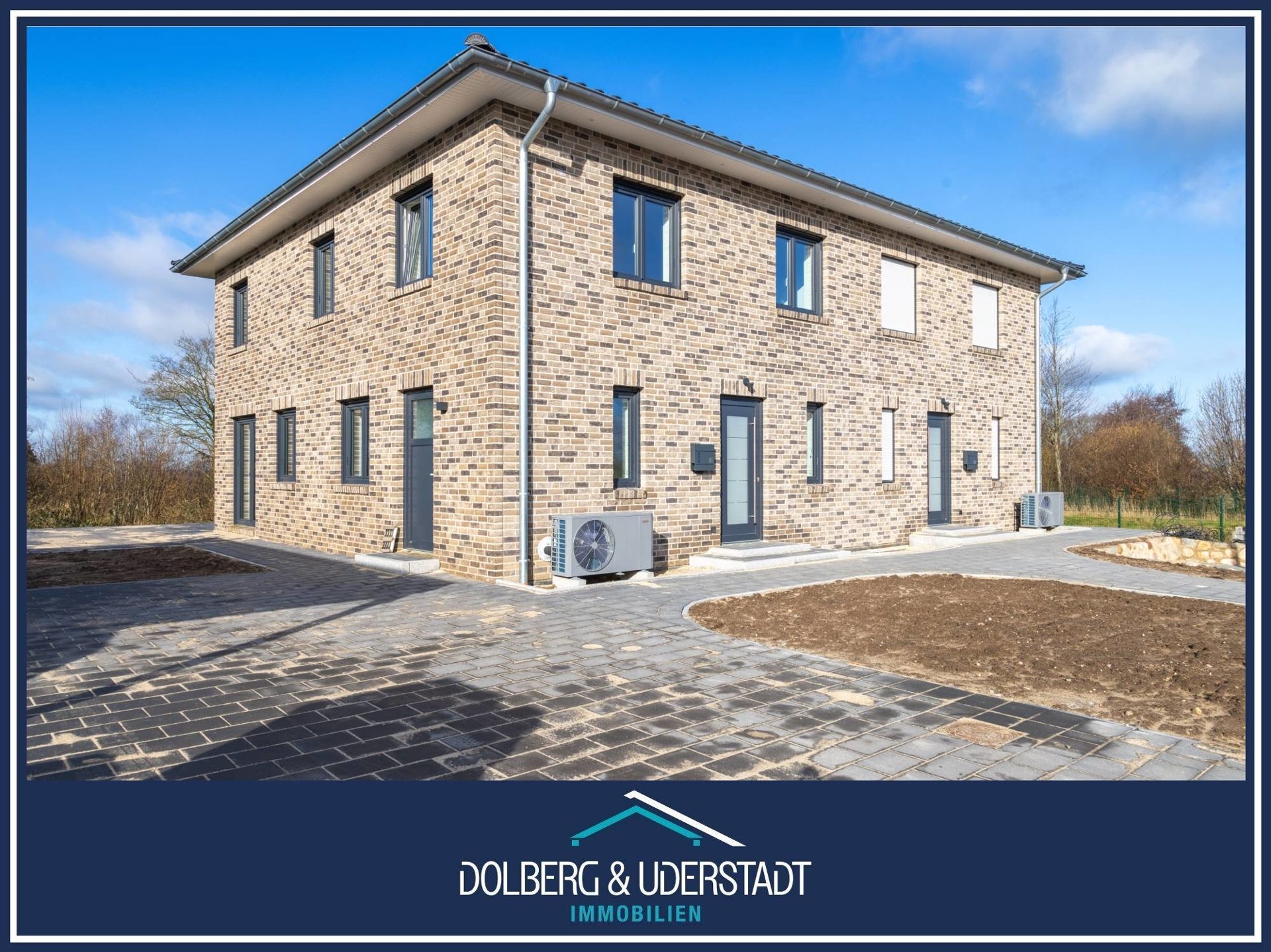 Immobilienangebot - Hanerau-Hademarschen / Hanerau - Alle - Moderne Doppelhaushälfte zur Vermietung – 
Erstbezug in attraktive Stadthausvilla