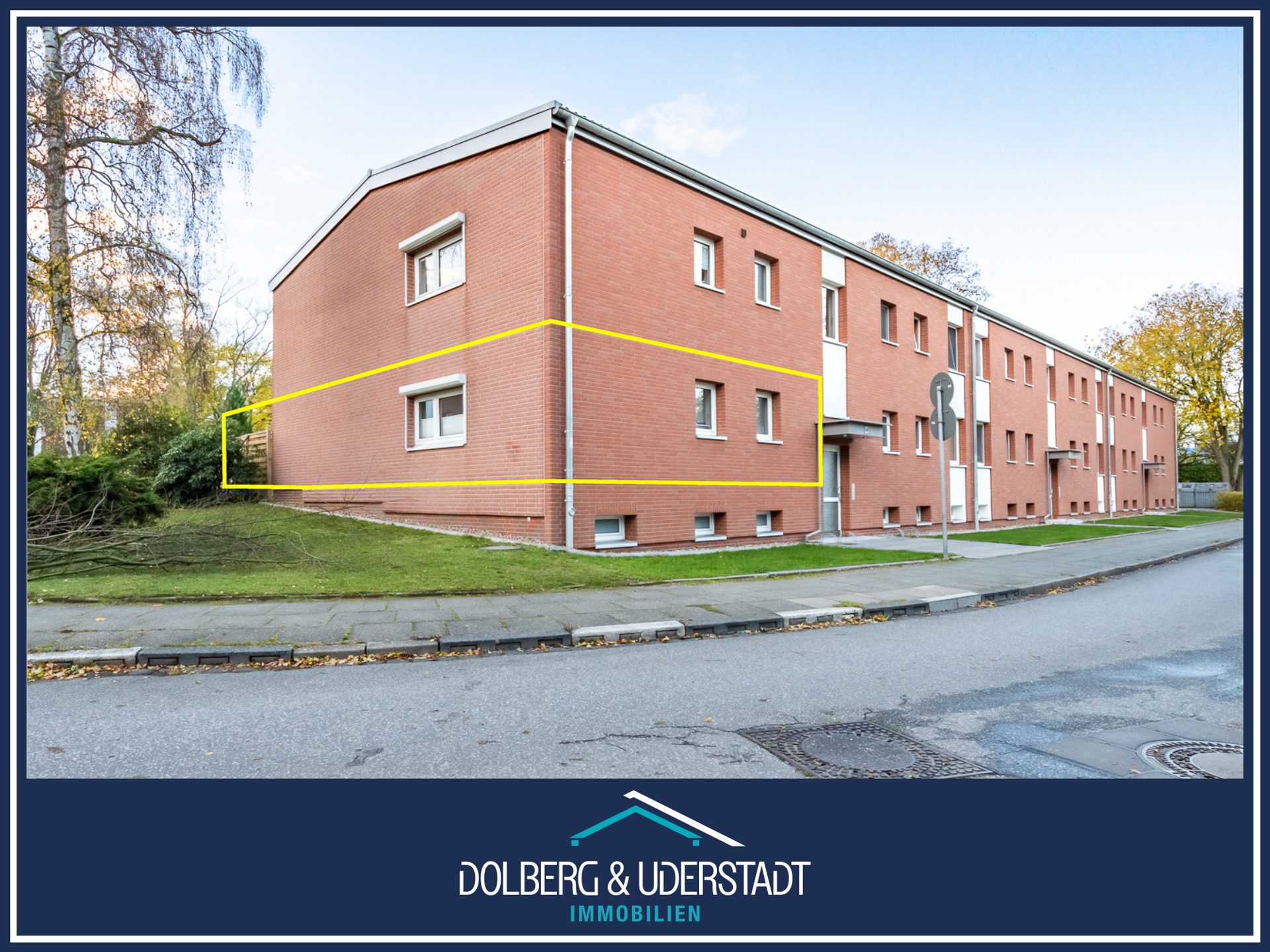 Immobilienangebot - Hamburg / Jenfeld - Alle - Gepflegte 3-Zimmer Wohnung mit neuwertiger Ausstattung