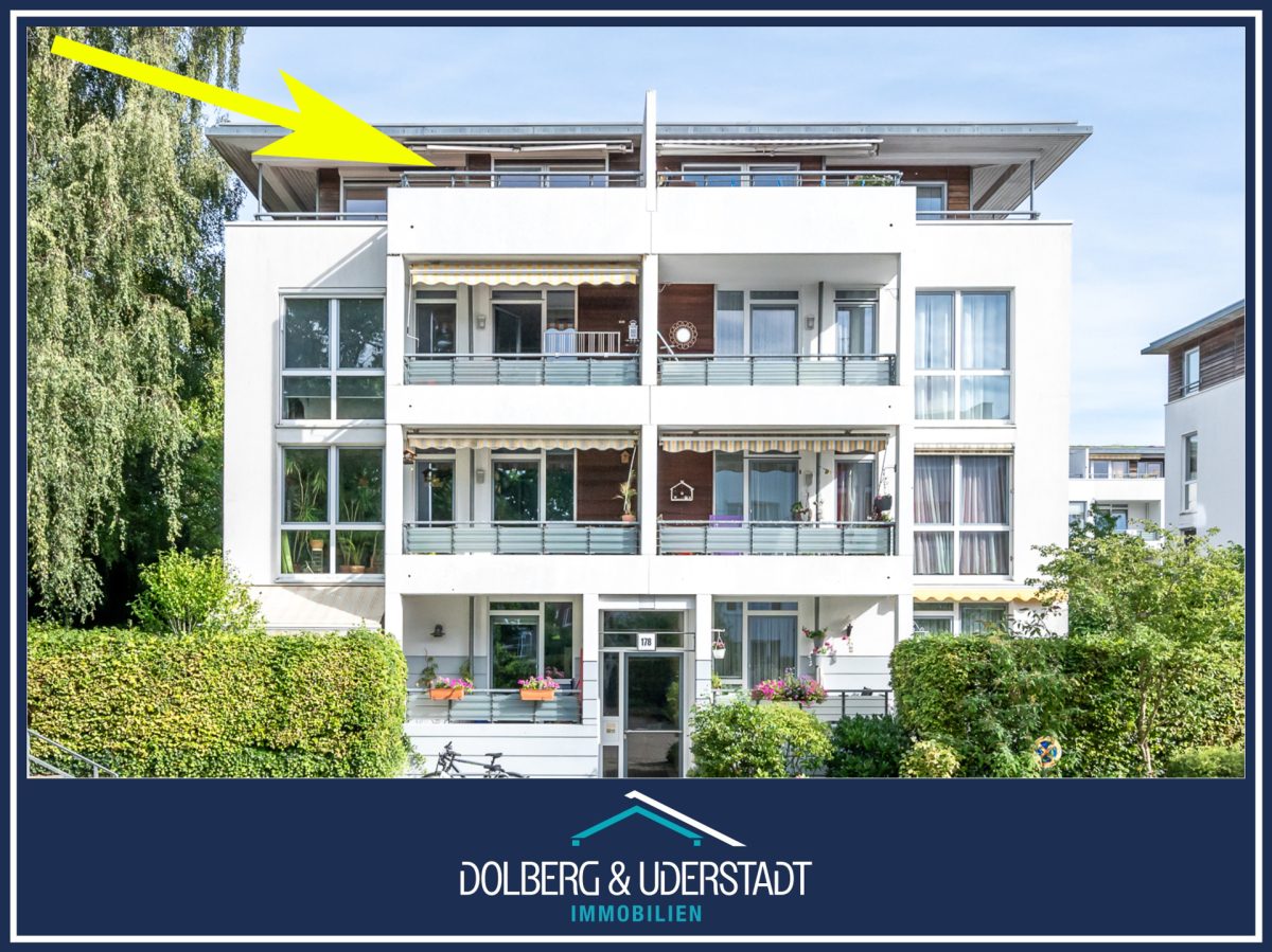 Immobilienangebot - Hamburg / Rahlstedt - Alle - 3-Zimmer Penthousewohnung in ruhiger und zentraler Wohnlage von Rahlstedt