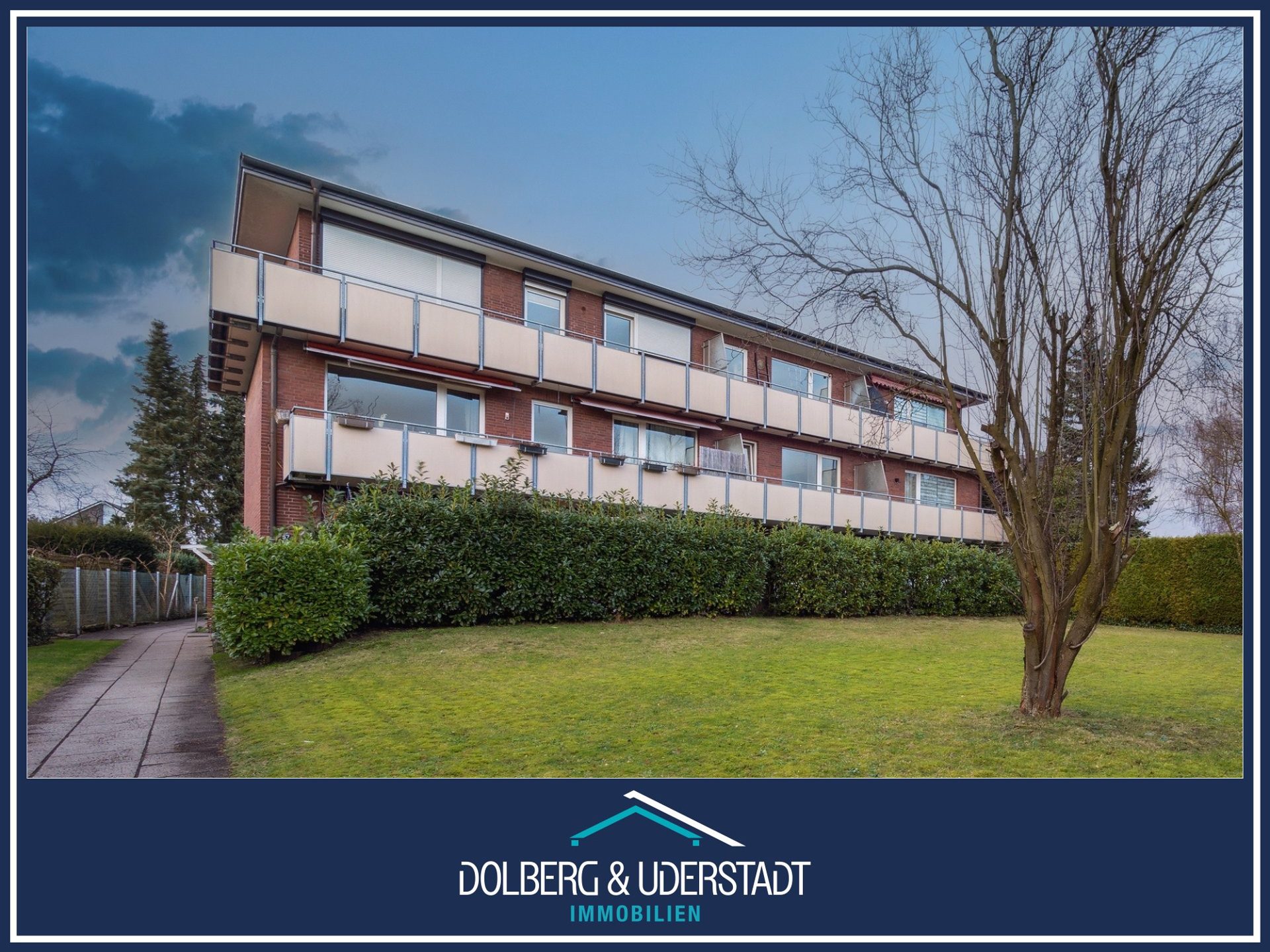 Immobilienangebot - Hamburg / Tonndorf - Alle - Gepflegte 1-Zimmer Wohnung mit PKW-Stellplatz in sehr zentraler Lage von HH-Tonndorf.