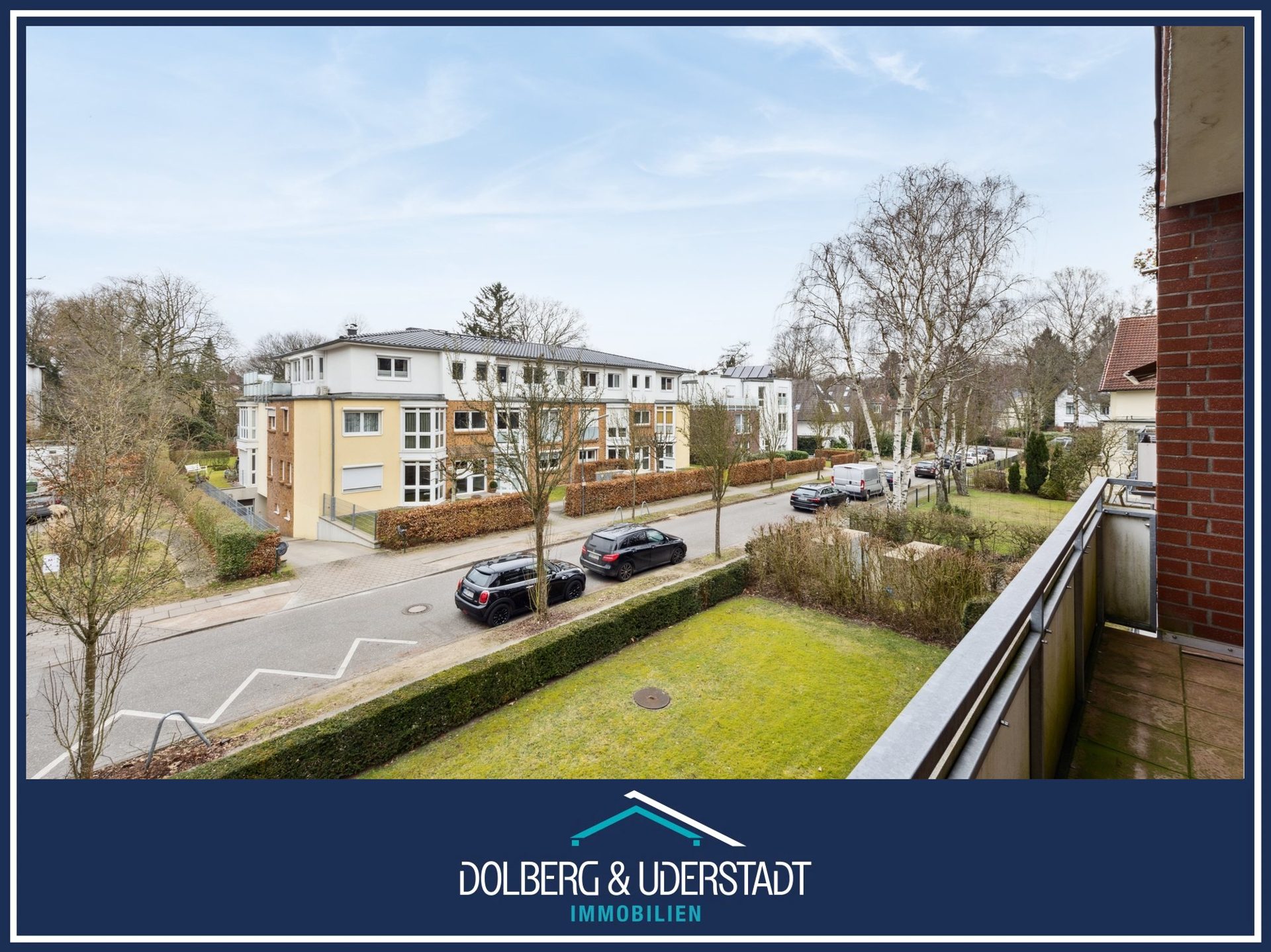 Immobilienangebot - Hamburg / Rahlstedt - Alle - Alt-Rahlstedt mitten im Villengebiet: Attraktive 2 - Zimmer Wohnung mit Balkon und Garage