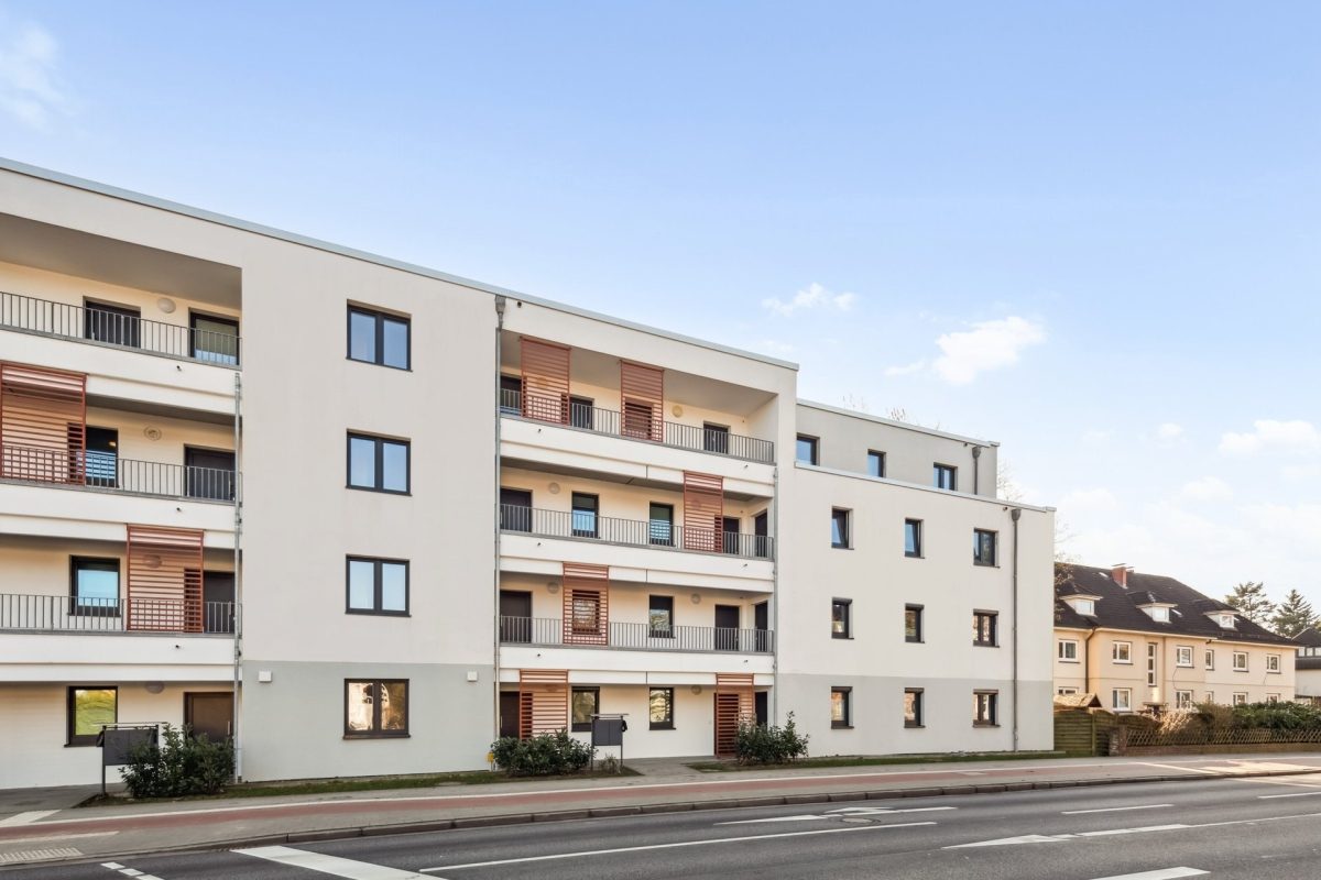 Immobilienangebot - Hamburg / Rahlstedt - Alle - Luxuriöse 3-Zimmer Wohnung mit Balkon und TG-Stellplatz in zentraler Lage von Hamburg-Rahlstedt