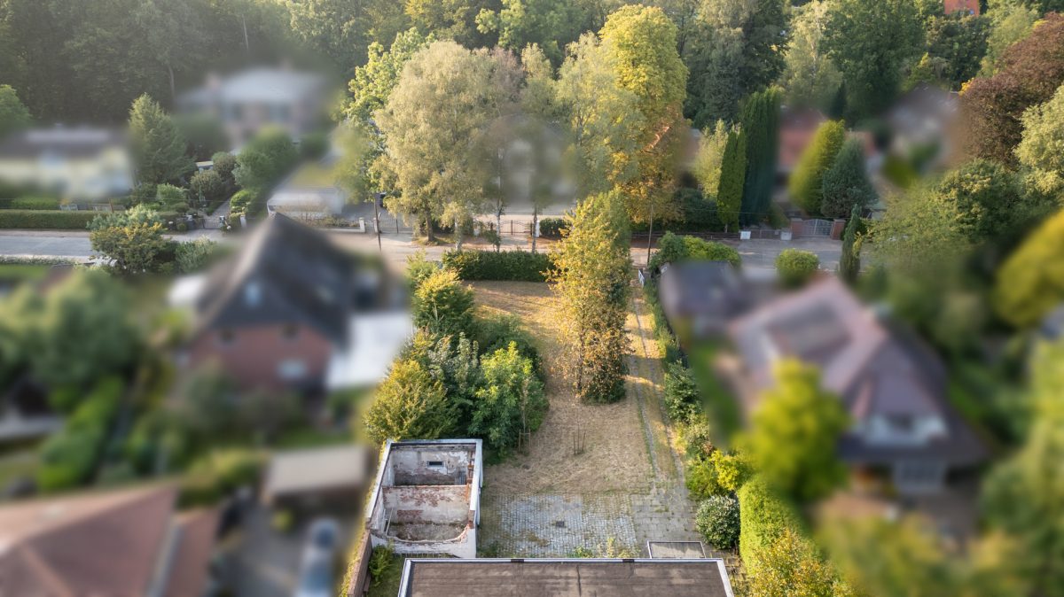 Immobilienangebot - Hamburg / Bergstedt - Alle - BAUGRUNDSTÜCK FÜR EIN EINFAMILIENHAUS IN ATTRAKTIVER SACKGASSENLAGE VON BERGSTEDT