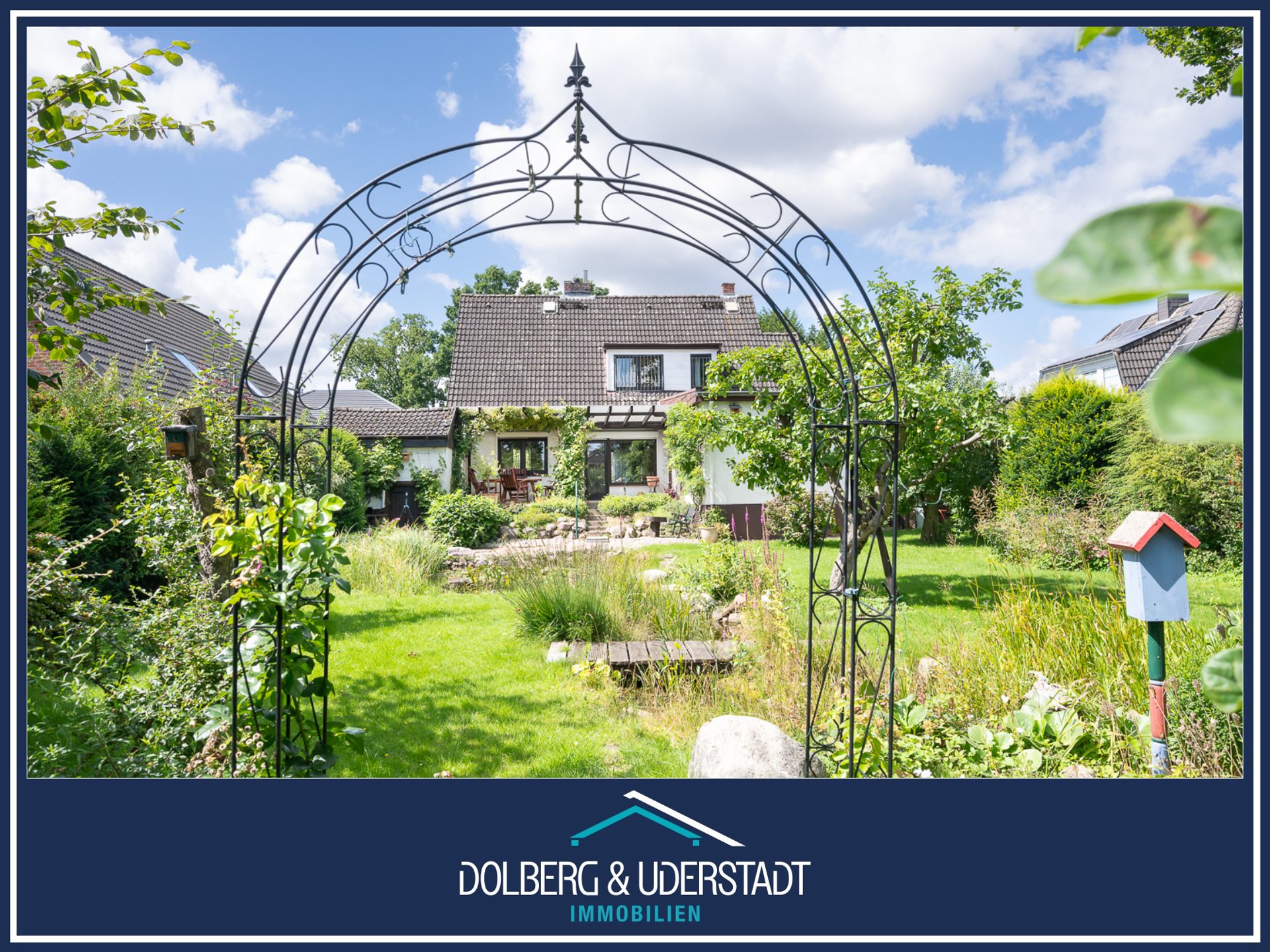 Immobilienangebot - Hamburg / Oldenfelde - Alle - Charmantes 2-Familienhaus mit Traumgarten in ruhigem Wohngebiet von Hamburg-Oldenfelde!