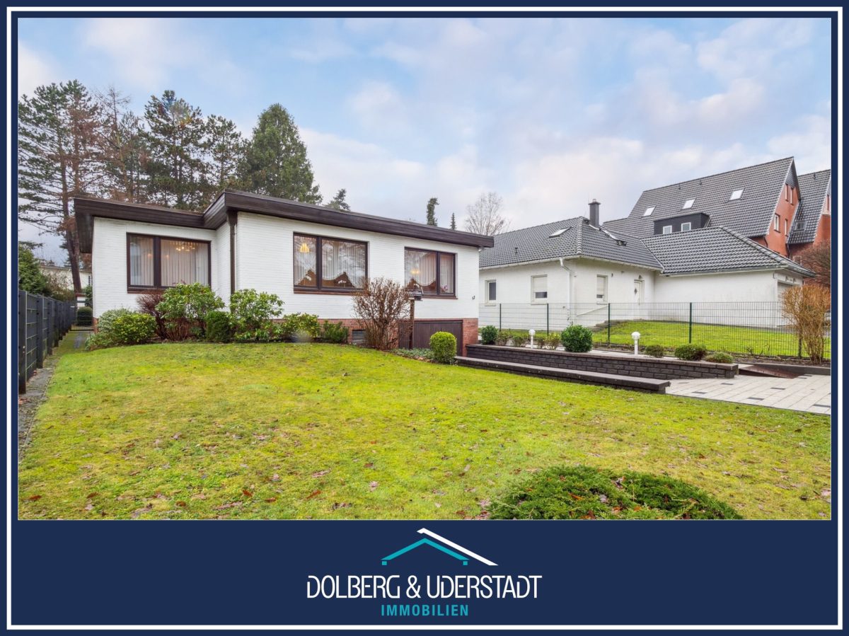 Immobilienangebot - Hamburg / Rahlstedt - Alle - Attraktiver Bungalow im Ortskern von HH-Rahlstedt