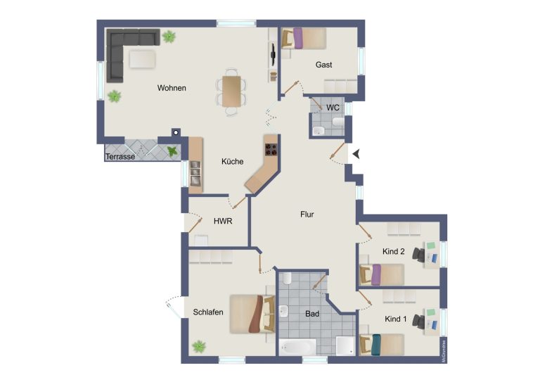 Immobilienangebot - Seefeld - Alle - Nur noch Warteliste: Begehrter Holzbungalow in ruhiger Dorflage - fünf Zimmer auf einer Ebene