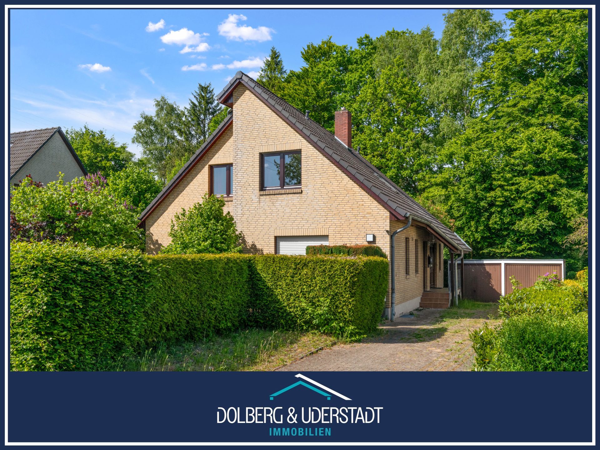 Immobilienangebot - Hamburg / Tonndorf - Alle - Traumlage ! Einfamilienhaus mit Einliegerwohnung direkt an der Wandse im Landschaftsschutzgebiet !