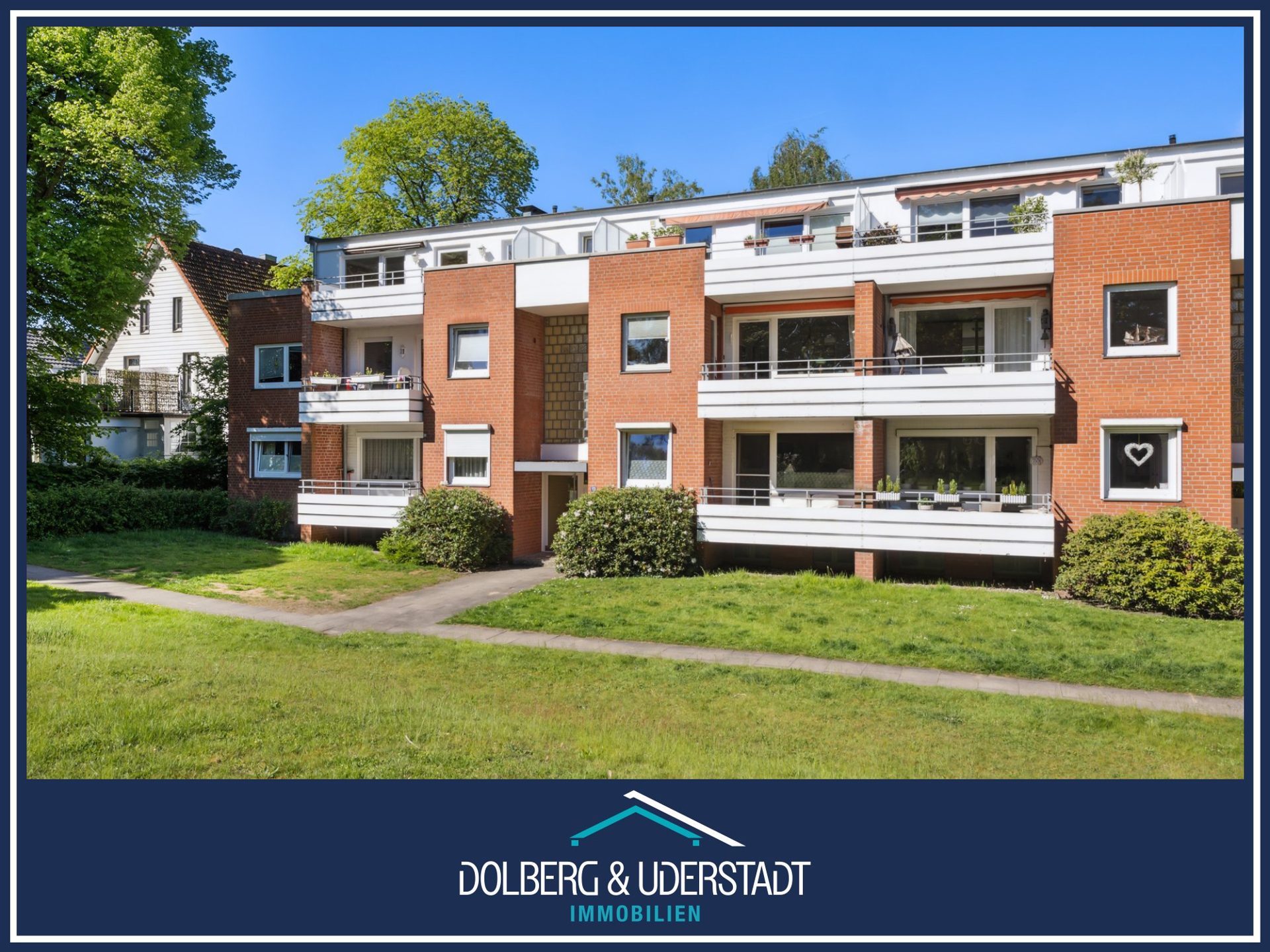 Immobilienangebot - Hamburg / Rahlstedt - Alle - Alt-Rahlstedt: Attraktive 3 - Zimmer Wohnung mit großen Dachterrassen sowie TG - Stellplatz