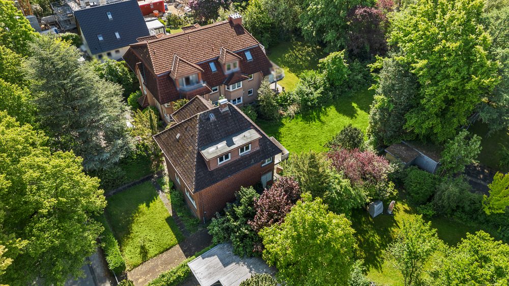 Immobilienangebot - Hamburg / Wellingsbüttel - Alle - Baugrundstück mit Baugenehmigung für ein Mehrfamilienhaus in TOP-Lage von Wellingsbüttel!