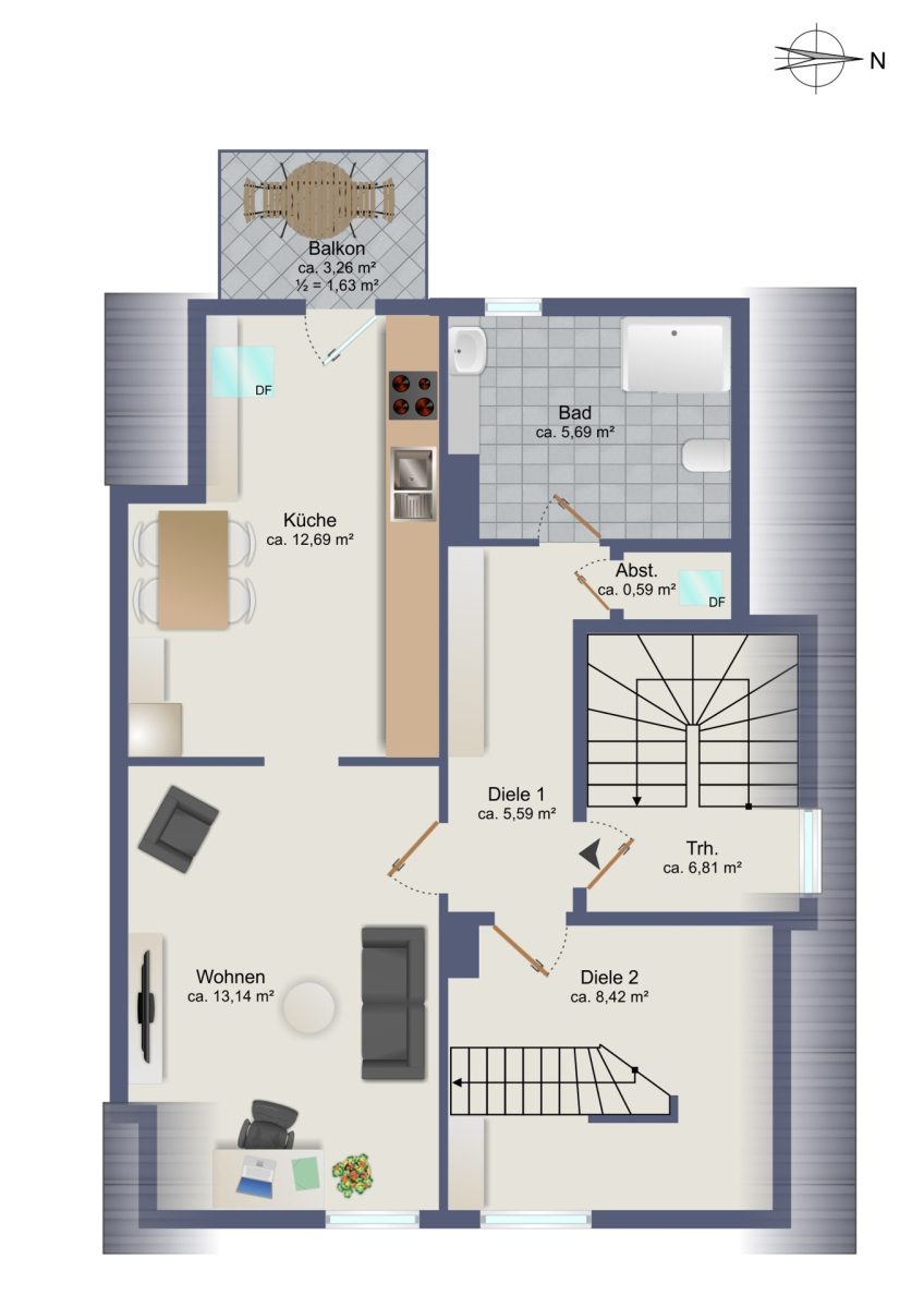 Immobilienangebot - Lübeck - Alle - Zinshaus mit 3 vermieteten Wohnungen in ruhiger Wohnlage von Lübeck!