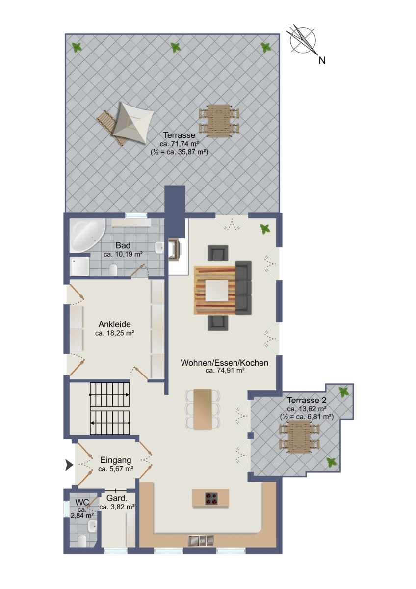 Immobilienangebot - Hamburg / Volksdorf - Alle - Repräsentative Villa mit exklusiver Ausstattung in bester Lage von Hamburg-Volksdorf!
