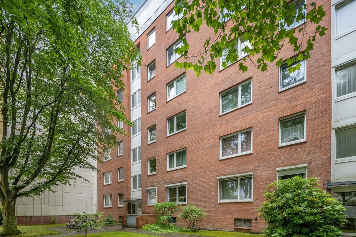 Immobilienangebot - Hamburg / Meiendorf - Alle - 3 Zimmer Eigentumswohnung 1.OG, Balkon mit Blick ins Grüne