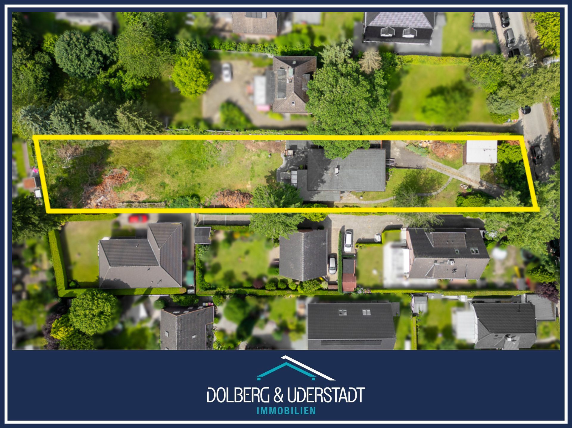 Immobilienangebot - Hamburg / Rahlstedt - Alle - Baugrundstück ohne Baubindung für bis zu drei Einzelhäuser in ruhiger Wohnlage von Rahlstedt!