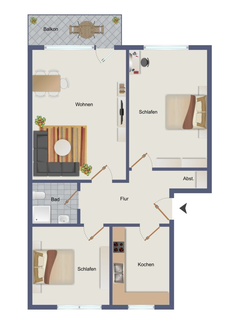 Immobilienangebot - Halstenbek - Alle - NUR NOCH WARTELISTE !!!
Helle 3-Zimmer-Wohnung mit Balkon in ruhiger Lage von Halstenbek  –