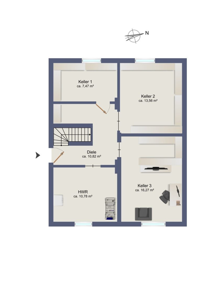Immobilienangebot - Hamburg / Rahlstedt - Alle - Frei verfügbar ! Gepflegtes Einfamilienhaus mit Vollkeller und Nebengebäude & Garage für 2 Fahrzeuge