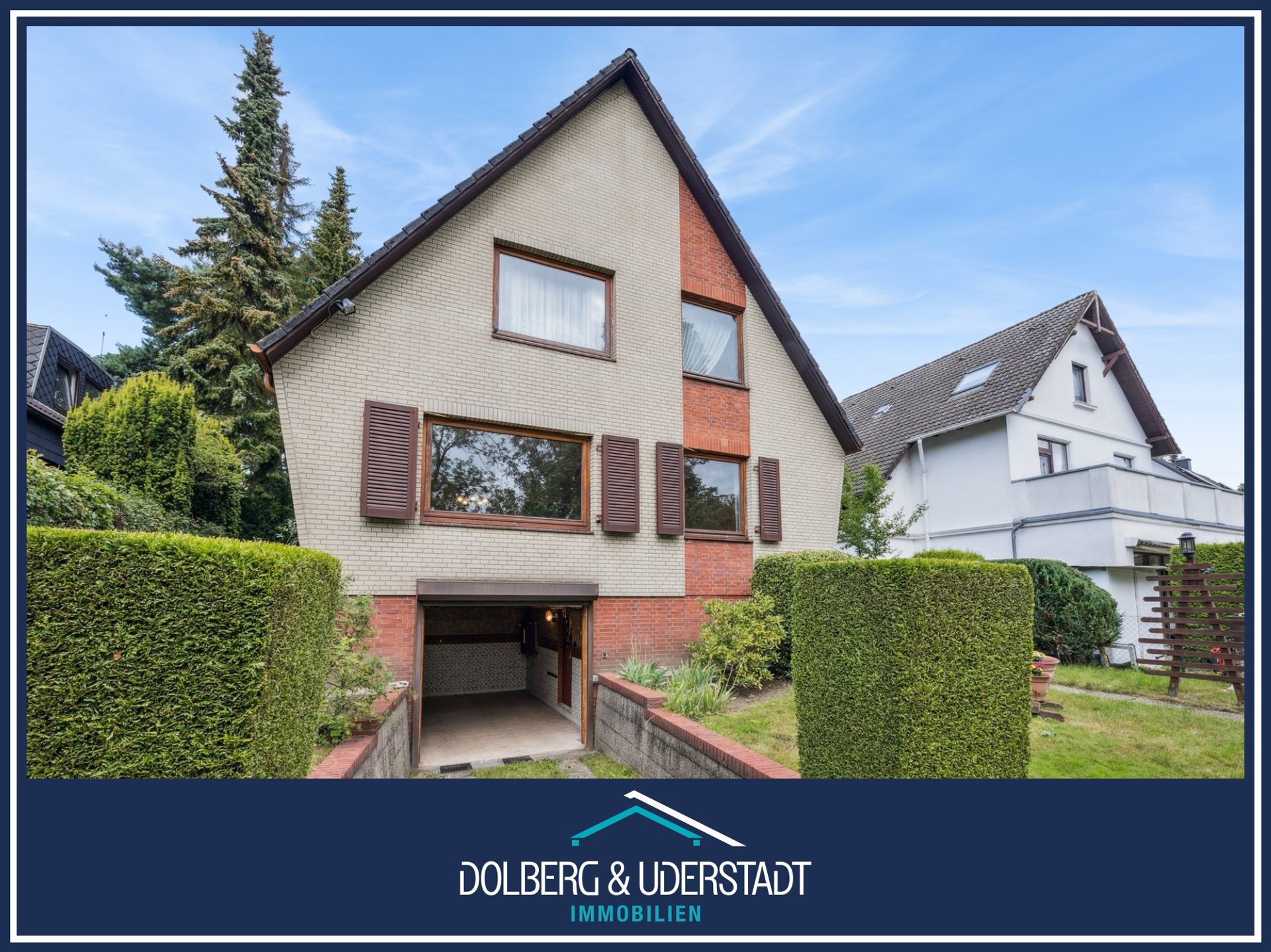 Immobilienangebot - Hamburg / Rahlstedt - Alle - Oldenfelde: Attraktives Wohnhaus mit Keller sowie Garage auf großem Grundstück