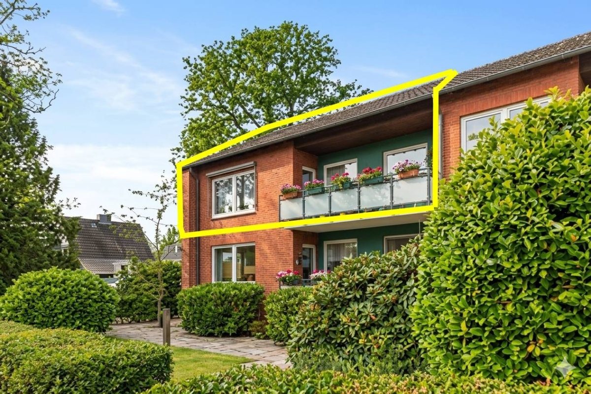 Immobilienangebot - Hamburg / Rahlstedt - Alle - 4 Zimmer Wohnung im 1.OG mit zwei  Balkone Süd-Westlage in ruhiger Wohnlage in Oldenfelde